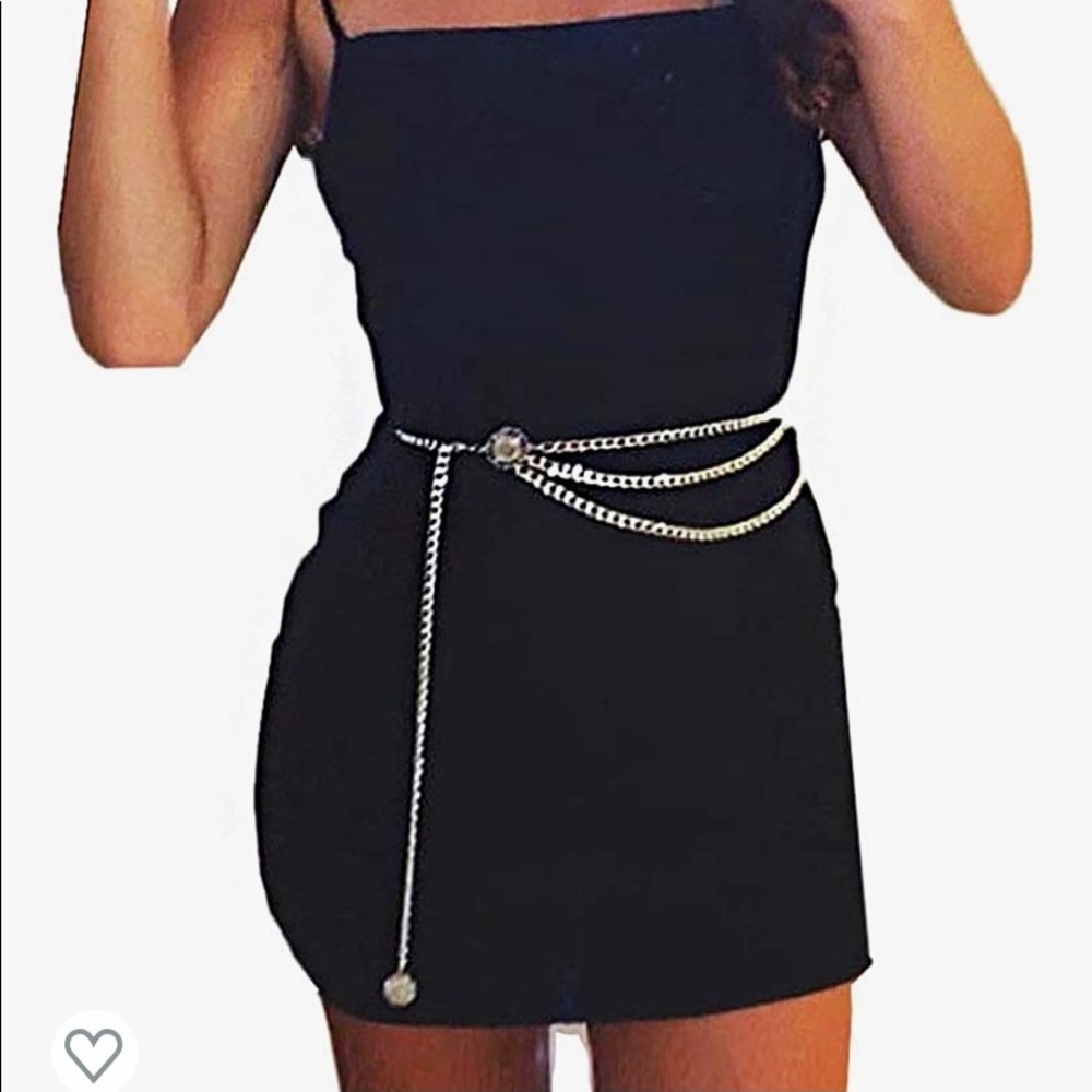 Brand new silver waist chain belt